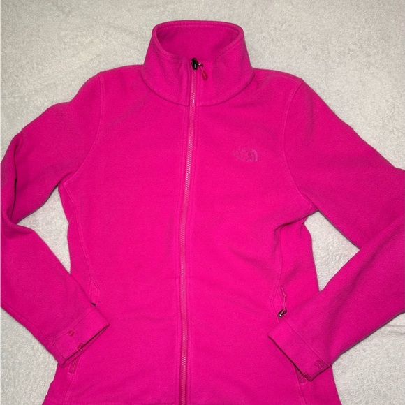 The North Face Jackets & Blazers - THE NORTH FACE Hot Pink fleece jacket size S Pink